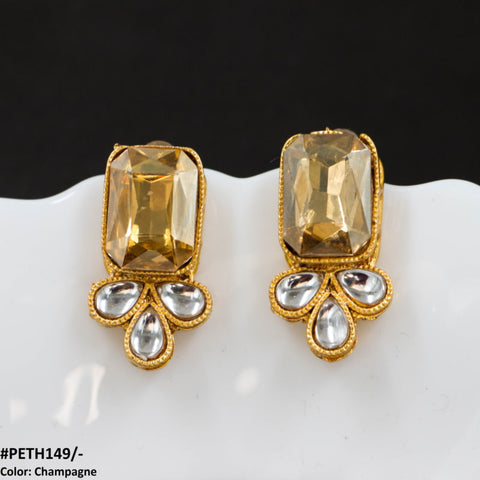 PETH149 SDQ Pear Bracket Ear Tops Pair - PETH