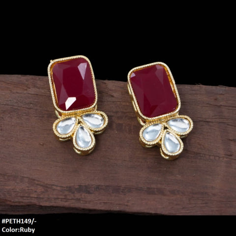 PETH149 SDQ Pear Bracket Ear Tops Pair - PETH