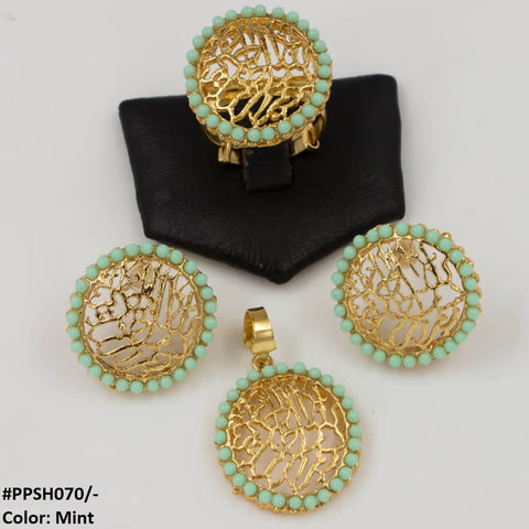 PPSH070 SDQ BSM Calligraphy Locket Set - PPSH
