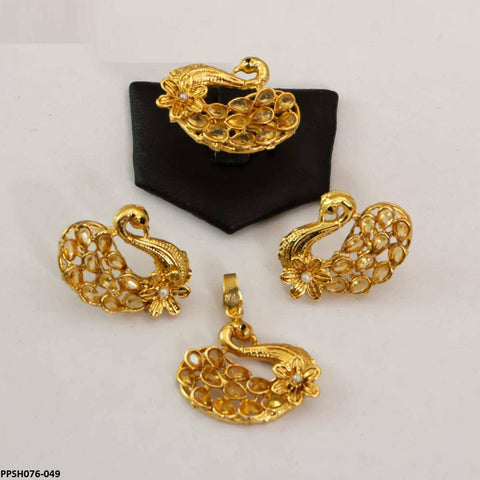 PPSH076 OAK Pendant Set Peacock - PPSH