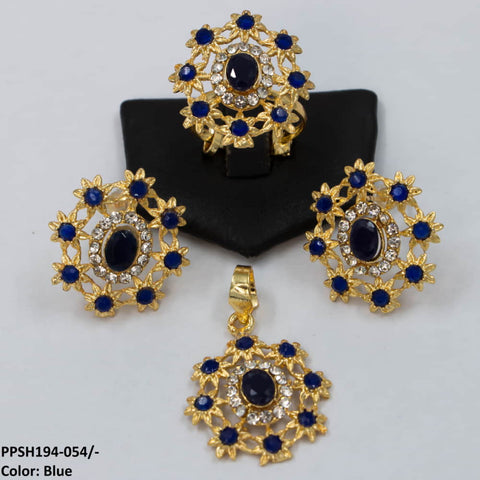 PPSH194 SDQ Flower Pendant Set - PPSH