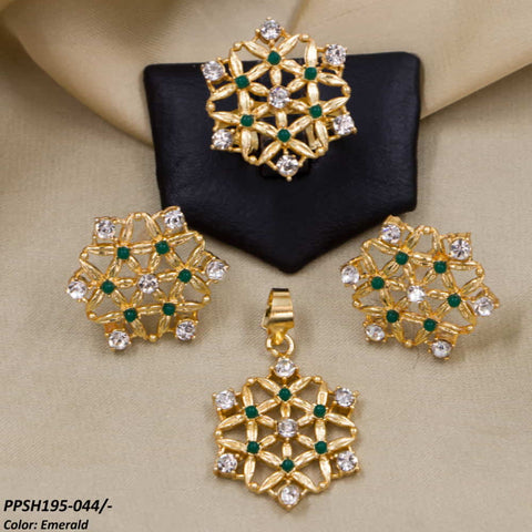 PPSH195 SDQ Flower Pendant Set - PPSH