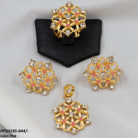 PPSH195 SDQ Flower Pendant Set - PPSH