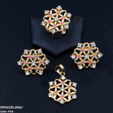 PPSH195 SDQ Flower Pendant Set - PPSH