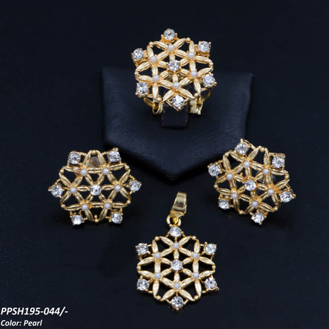 PPSH195 SDQ Flower Pendant Set - PPSH