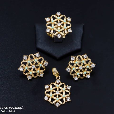 PPSH195 SDQ Flower Pendant Set - PPSH