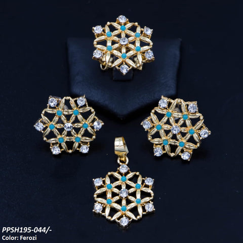 PPSH195 SDQ Flower Pendant Set - PPSH