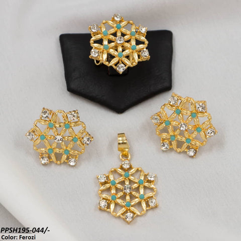 PPSH195 SDQ Flower Pendant Set - PPSH