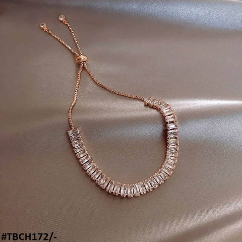This TBCH172 XST Baguette Joint Hand Bracelet is a must-have fashion accessory from TJ Wholesale Pakistan. Featuring an adjustable design, it is perfect for any wrist size. Elevate your style and make a statement with this trendy and unique piece of artificial jewelry.