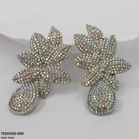 TEDH293 LYB Leaf's drop Earrings Pair - TEDH