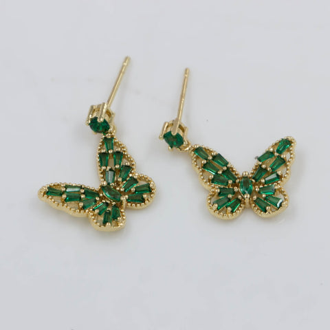 TEDH304 DNG Butterfly Drop Earrings - TEDH