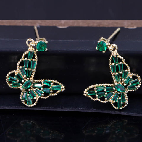 TEDH304 DNG Butterfly Drop Earrings - TEDH