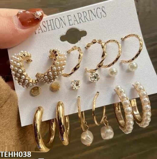 TEHH038 SYB Ear Hoops Set - CEHH