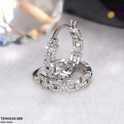 TEHH154 CSH Check Ear Hoops Pair - TEHH
