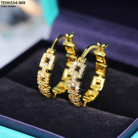 TEHH154 CSH Check Ear Hoops Pair - TEHH