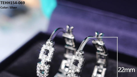 TEHH154 CSH Check Ear Hoops Pair - TEHH