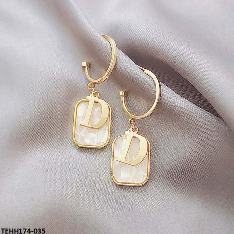 TEHH174 SYB Round Seep-D Hoops Pair - TEHH