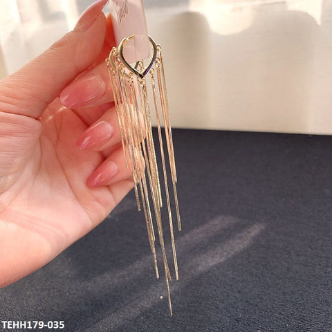 TEHH179 SGC V-Shape Drop Hoops Pair - TEHH