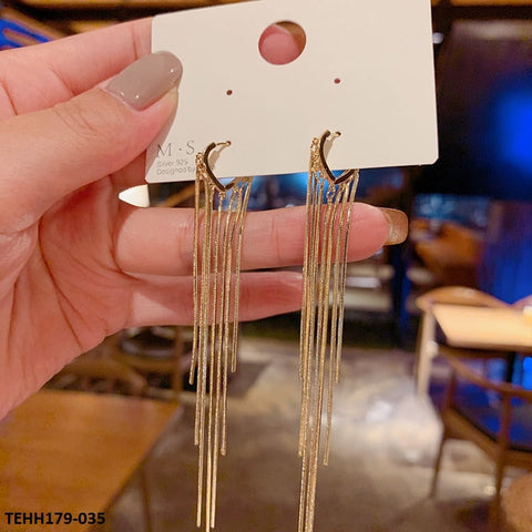 TEHH179 SGC V-Shape Drop Hoops Pair - TEHH