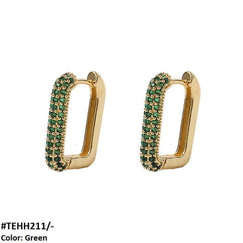 TEHH211 DYS Smooth Ear Hoops Pair - TEHH