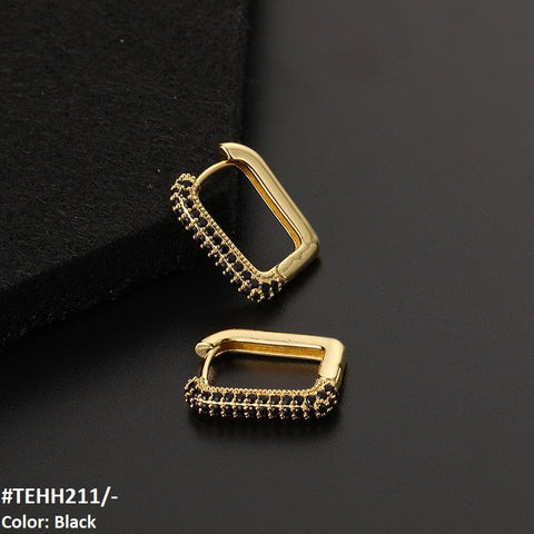 TEHH211 DYS Smooth Ear Hoops Pair - TEHH