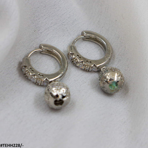 TEHH228 MAR Round Ear Hoops Pair - TEHH