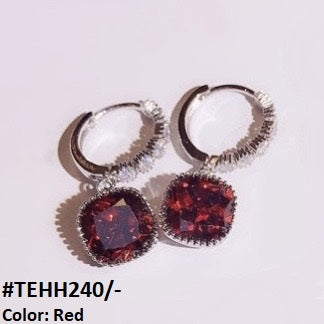 TEHH240 KYC Square Ear Hoops Pair - TEHH