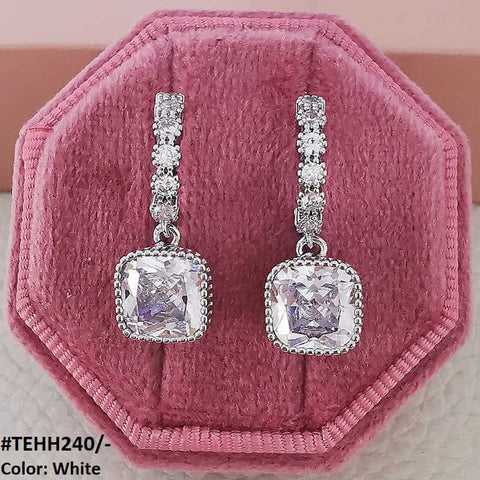 TEHH240 KYC Square Ear Hoops Pair - TEHH