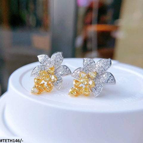 TETH146 GWH Earrings Flower - TETH