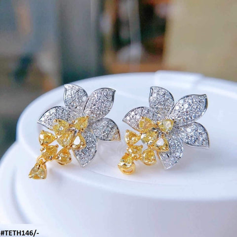 TETH146 GWH Earrings Flower - TETH