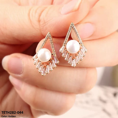 TETH282 DNG Pearl Earring Studs - TETH