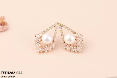 TETH282 DNG Pearl Earring Studs - TETH