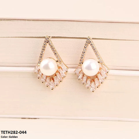 TETH282 DNG Pearl Earring Studs - TETH