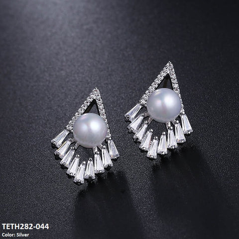 TETH282 DNG Pearl Earring Studs - TETH