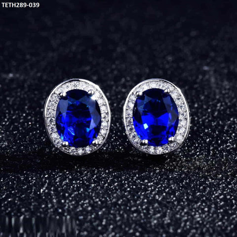 TETH289 GWH Round Step Zircon Tops Pair - TETH