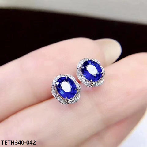 TETH340 KRL Oval Layer Stud Tops Pair - TETH
