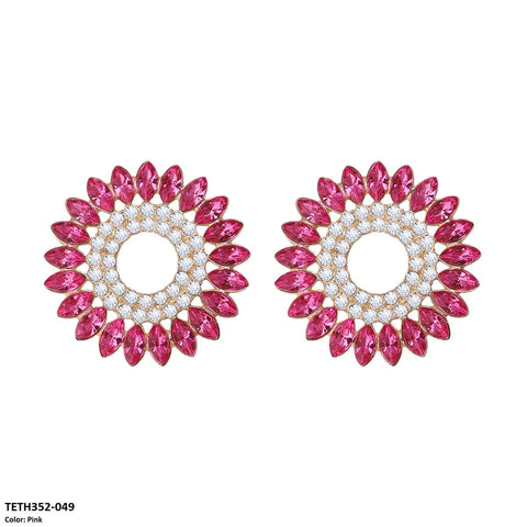 TETH352 ZLX Round Pear Sterling Tops Pair - CETH
