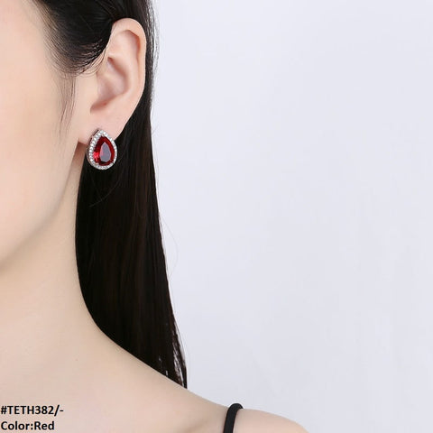 TETH382 SZL Tear/Drop Stud Tops Pair - TETH