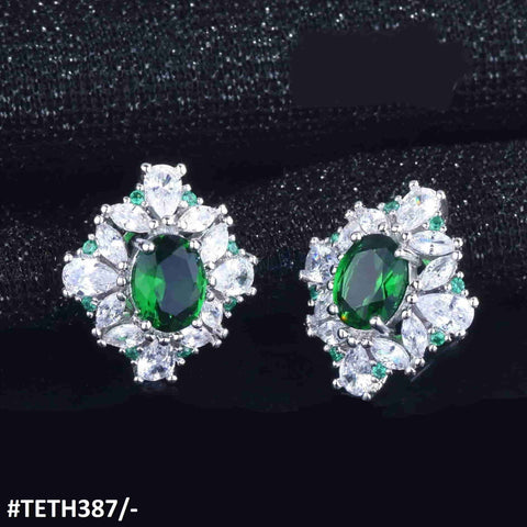 TETH387 GWH Oval Tear Bracket Stud Tops Pair - TETH