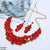 TNCH068 CHN Pear/Oval Necklace Set