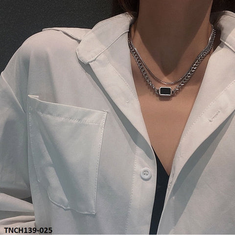 TNCH139 LSH Chain Layer Necklace - TNCH