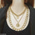 TNCH150 LYY 3 Layered Necklace Coin - TNCH