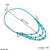 TNCH156 MHJ Round Layer Faroza Beads Necklace - TNCH