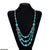 TNCH158 MHJ  Layer Faroza Beads Necklace - TNCH
