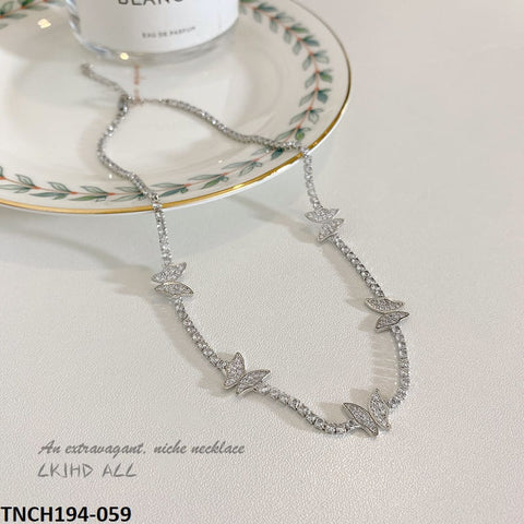 TNCH194 DDJ layered Butterfly Necklace - TNCH