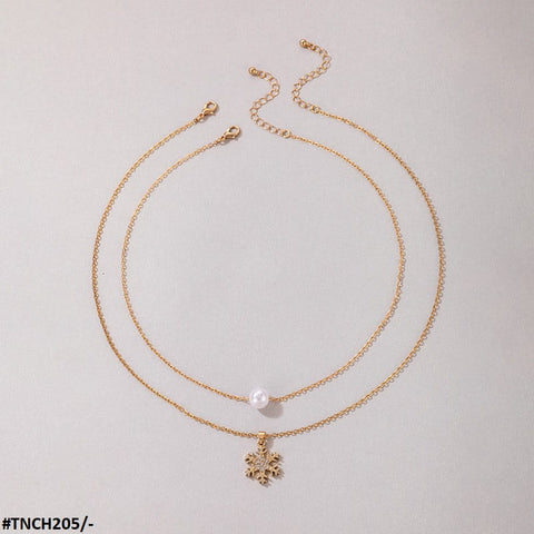 TNCH205 YYE Pearl/Star Necklace - TNCH