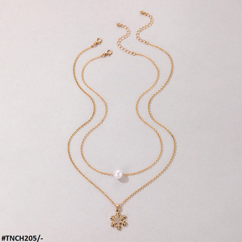 TNCH205 YYE Pearl/Star Necklace - TNCH
