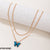 TNCH208 YYE Butterfly Painted Necklace