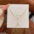 TNCH224 BTO Heart Pearl Layered Necklace