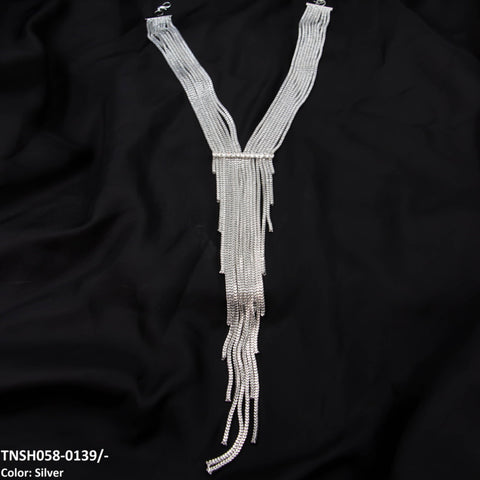 TNSH058 BQN Traditional Curb Chain Drop Necklace - TNSH
